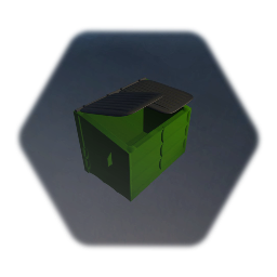 Green Dumpster - Prop