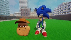 Sonic and the chicken nugget