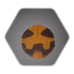 Glowing Pumpkin Sticker