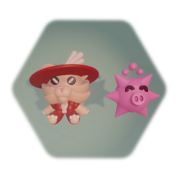 Pirate Captain Lina Vs Pigitis Plush Toys