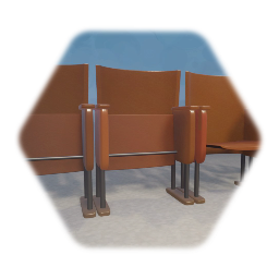 Old cinema chairs