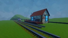 Thomas At A Train Track