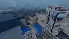 A man has fallen into the river in lego city -