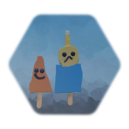 Connie and Cuthbert Popsicles