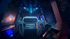 Spaceship cockpit