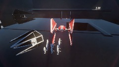DEATH STAR tie fighter hanger