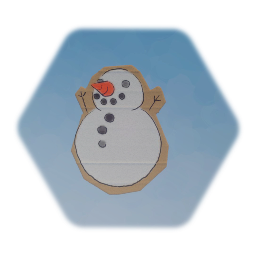 Cardboard Snowman - TCCB30