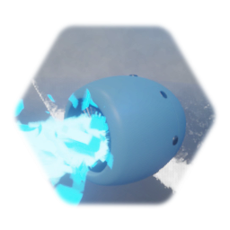 Jet Engine with flame