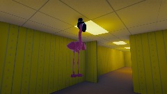 Flamingo in the backrooms