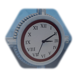 Working  Analog Clock Roman Numerals
