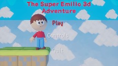 Remix of The Super Emilio 3d Adventure remastared Title Screen