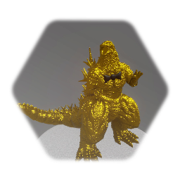 Gold Godzilla Minus One Statue