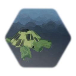 Stampy painting - tortoise