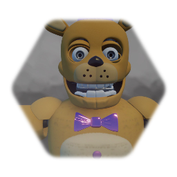 <clue> Junk Fredbear model (RIGGED)