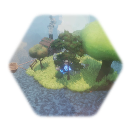 Temple falling and shattering