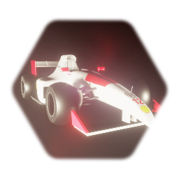 Old digsine mclaren formula 1 race car (ayrton‘s car)