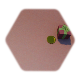 Put a coin near a present
