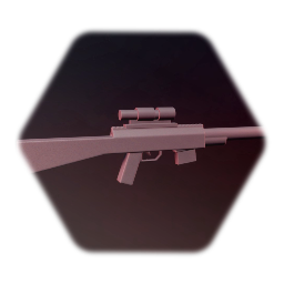 Simple Stylized Sniper Rifle
