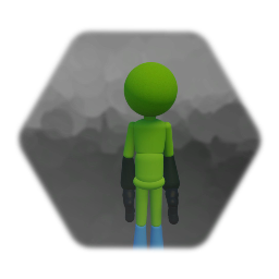 Glitchy man