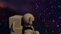 Lonely astronaut