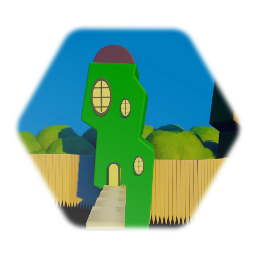 Invader Zim House Border