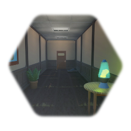 Roblox Doors hallway
