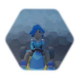 Tari in a CTR kart (MRR CTR edition)
