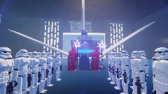 STAR WARS -ROTJDEATH STAR hanger imperial shuttle lambda class