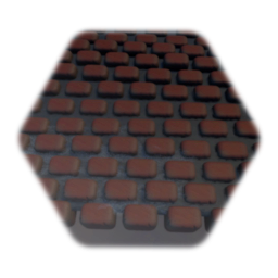 Bricked Walkway with Puddle