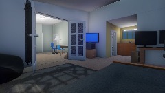 Master Bedroom with Office