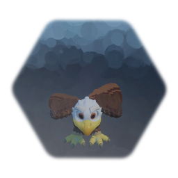 Egg laying eagle