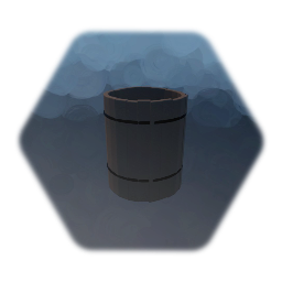 Wooden Barrel (Open)