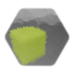 Fuzzy yellow grass block