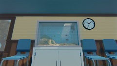 A nice looking fish tank