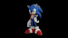 Remix of Modern Sonic The Hedgehog CGI Model Version 2.12