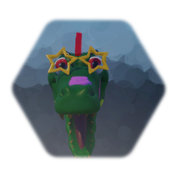 Montys Gator golf Monty head