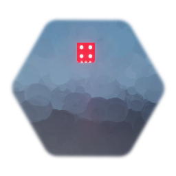 Glowing red Dice