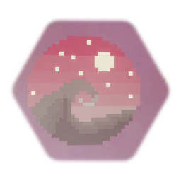 Sunrise Pixel Art Sticker