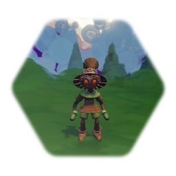 Skullkid with Mask and Attack animation (W.i.P)