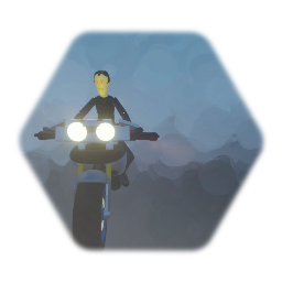 Yakuza Creep on Motorcycle