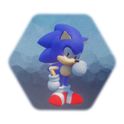 Sonic pose static