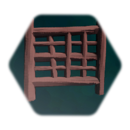 Framed Wooden Grid