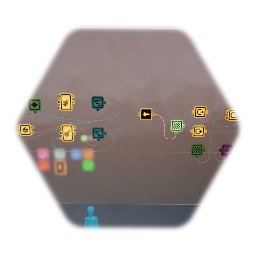 Enemy AI with close and long range Attack logic