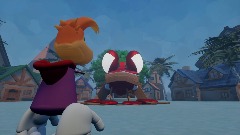 Rayman vs Red Frog