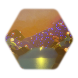 Whimsical landscape study