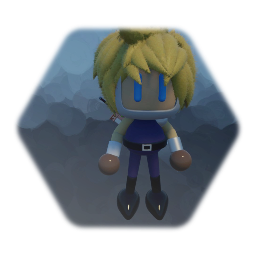 FFVII Cloud Bomberman Character