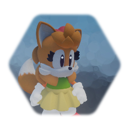 Classic Female Tails in Amy's dress