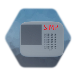 Not simp card template
