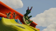 Crazy Turtle Fun Slide