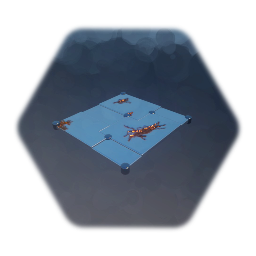 Left,right metal platform